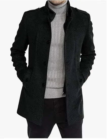 Men's Knit Zip-Up Wool Blend Jacket Koala Sydney 