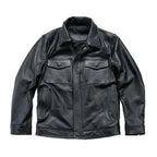 Men’s Trendy British Style Retro Lapel Leather Jacket Koala Sydney 