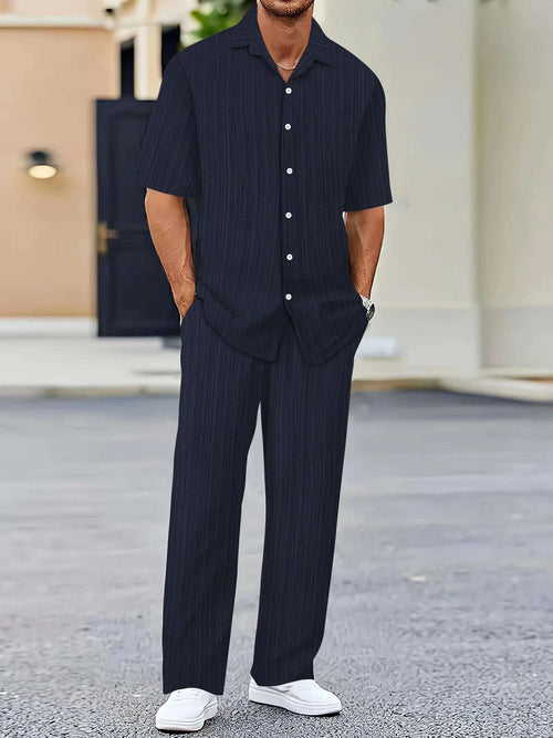 Men's Casual Linen-Style Two-Piece Set Koala Sydney 