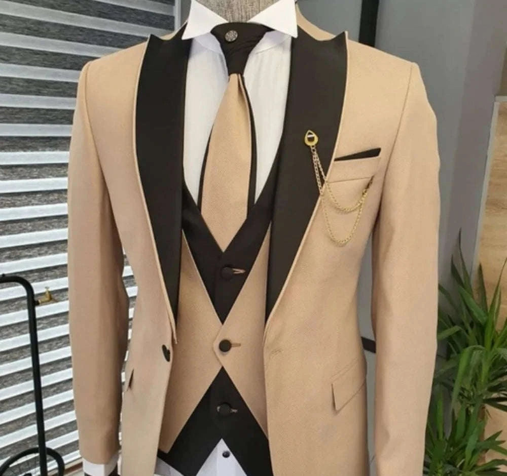 Men’s Slim-Fit Formal Suit Set – 3-Piece Koala Sydney 