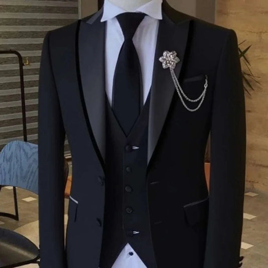 Men’s Slim-Fit Formal Suit Set – 3-Piece Koala Sydney 