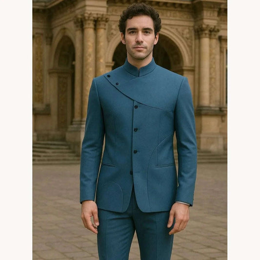 Men’s Custom High-Fashion Suit – Single-Breasted Two-Piece Set (Jacket + Pants) Koala Sydney 