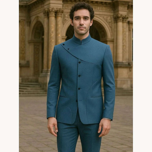 Men’s Custom High-Fashion Suit – Single-Breasted Two-Piece Set (Jacket + Pants) Koala Sydney 