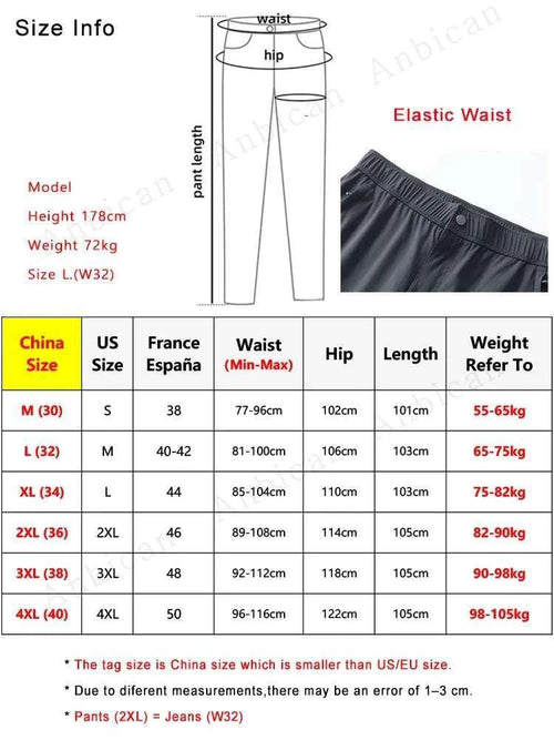 Men’s Summer Casual Ice Silk Pants Koala Sydney 
