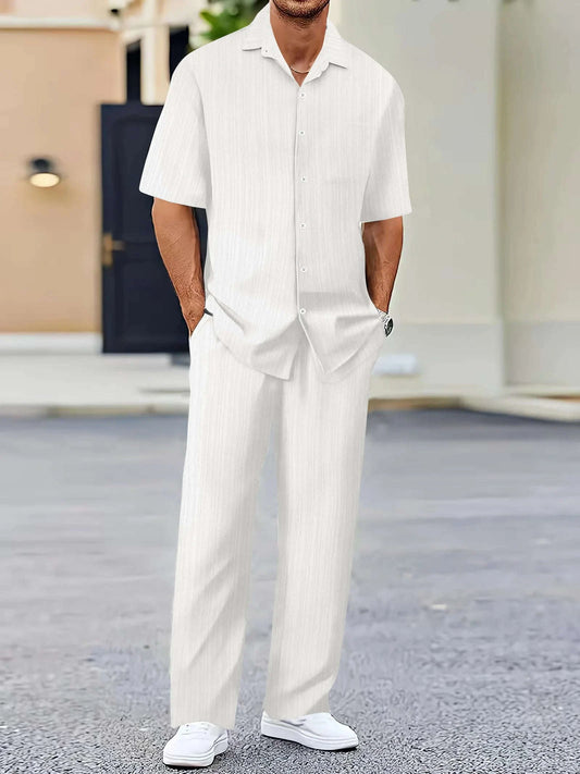 Men's Casual Linen-Style Two-Piece Set Koala Sydney 