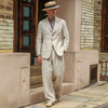 Men's Luxury 2-Piece Linen Suit Set Koala Sydney 