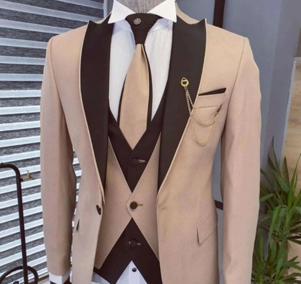Men’s Slim-Fit Formal Suit Set – 3-Piece Koala Sydney 
