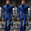 Customzied Men's Suits Fashion Double Breasted Skinny 2 Piece Jacket Pants Full Sets Elegant Wedding Groomsmen Blazer Outfits Koala Sydney 