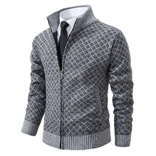 Wool-Blend Zip Cardigan Sweater Koala Sydney 