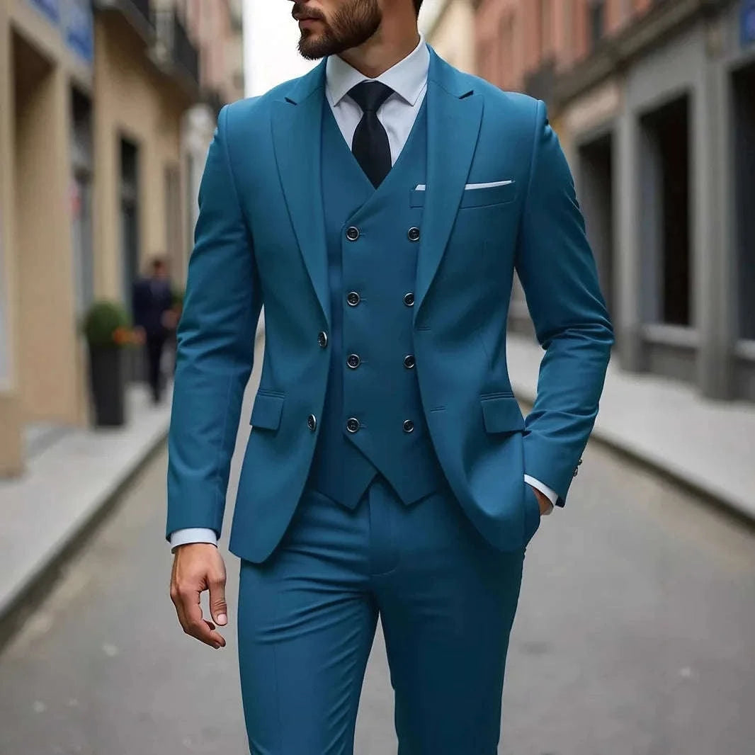 Classic Slim Fit 3-Piece Men's Wedding Tuxedo Set Koala Sydney 