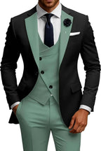 Men's 3-Piece Slim Fit Double Breasted Suit Koala Sydney 
