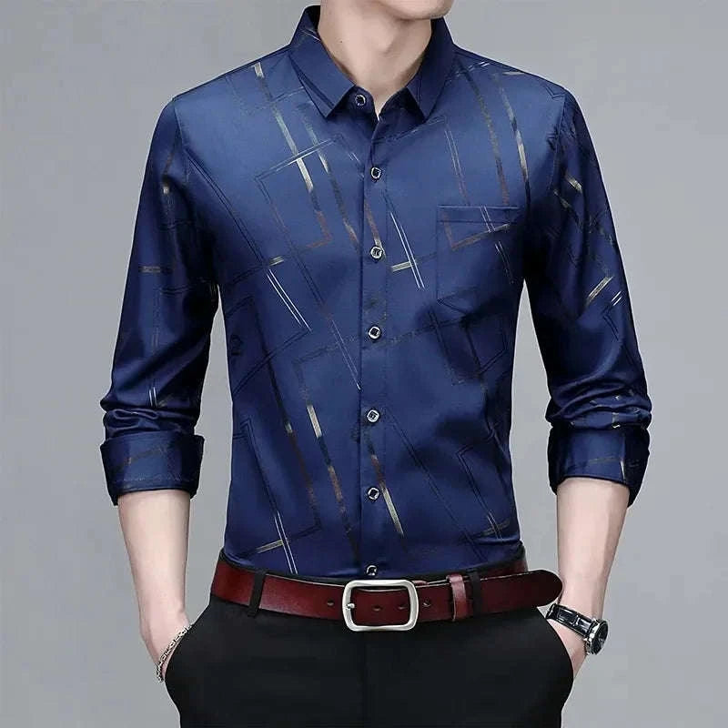 Men’s Casual Printed Long Sleeve Shirt Koala Sydney 