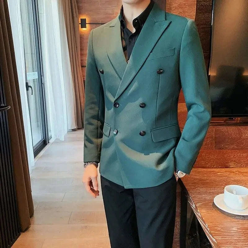 Men’s British-Inspired Double-Breasted Blazer Koala Sydney 