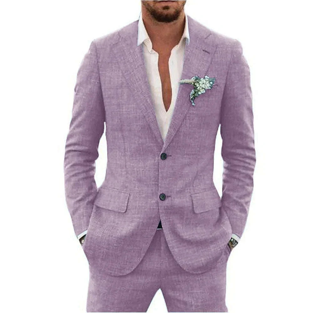 Men's Premium 2-Piece Linen Suit Koala Sydney 