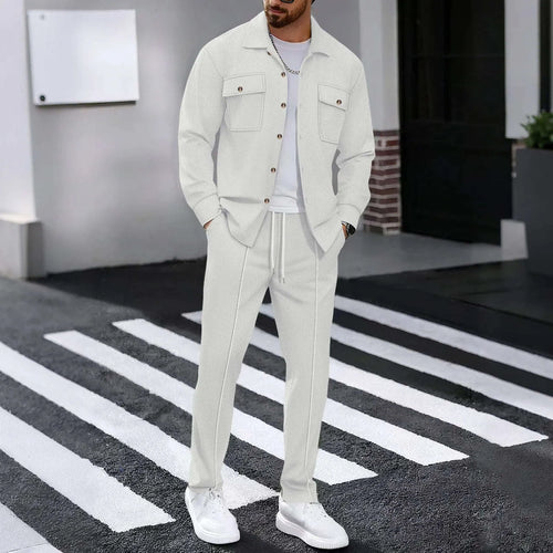 Men's Casual Two-Piece Waffle Texture Suit Koala Sydney 