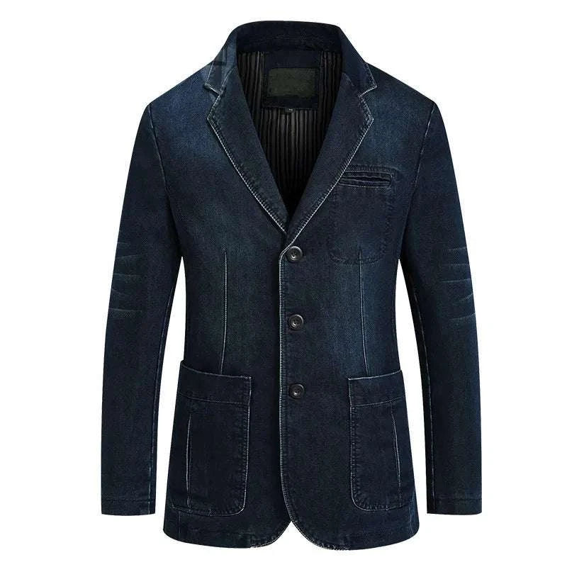 Mens Denim Blazer Men Fashion Cotton Vintage Suit Koala Sydney 