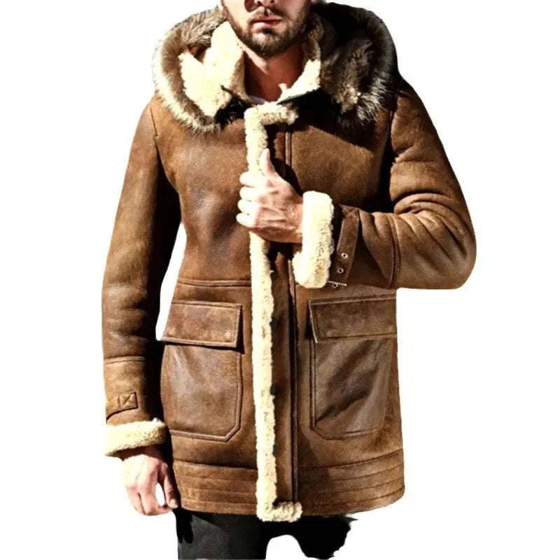 Men's Faux Leather Winter Jacket Koala Sydney 