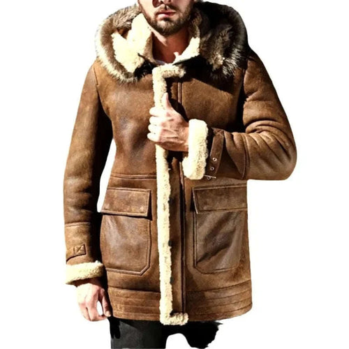 Men's Faux Leather Winter Jacket Koala Sydney 