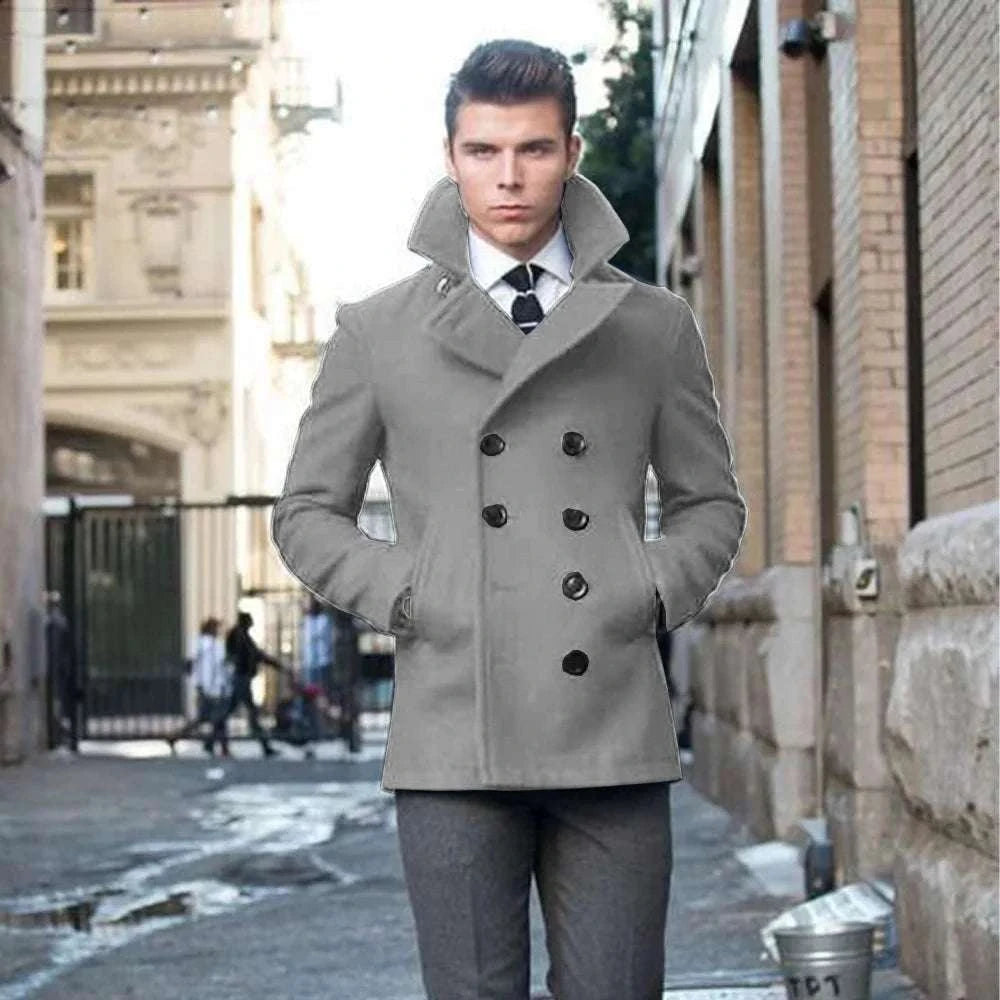 Coat, Suit Jacket Woolen, Double Breasted, Elegant Suits for Men Koala Sydney 
