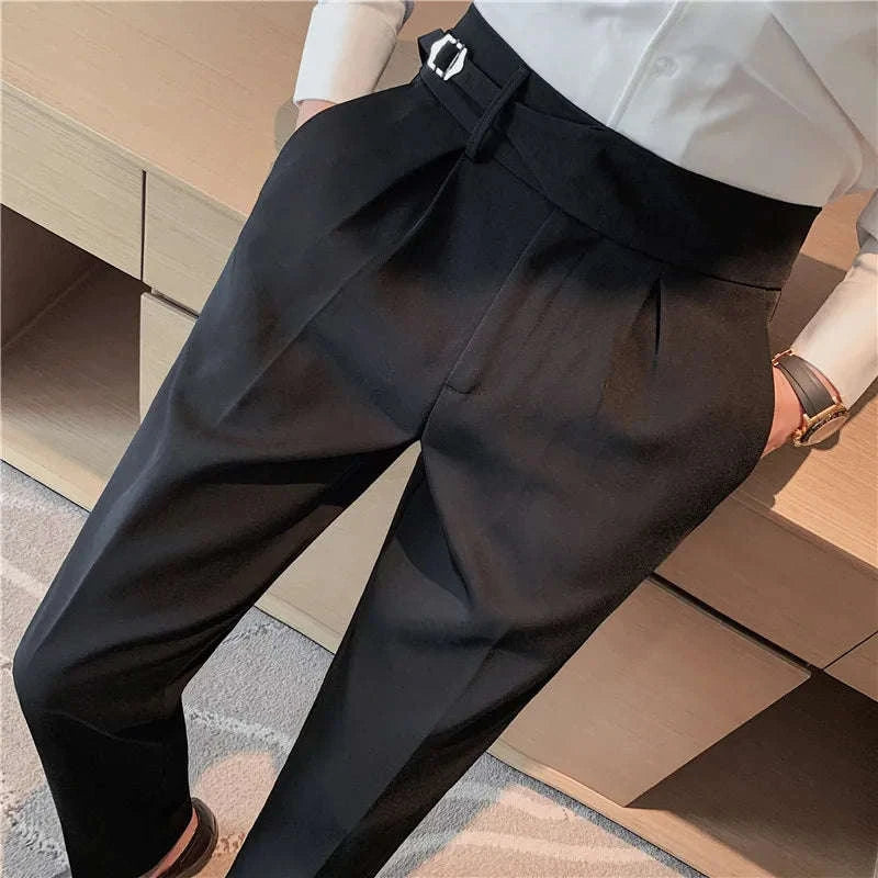 Men's British Style Slim Fit Formal Suit Pants Koala Sydney 