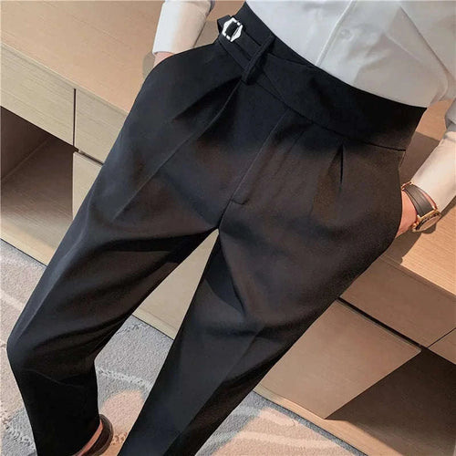 Men's British Style Slim Fit Formal Suit Pants Koala Sydney 