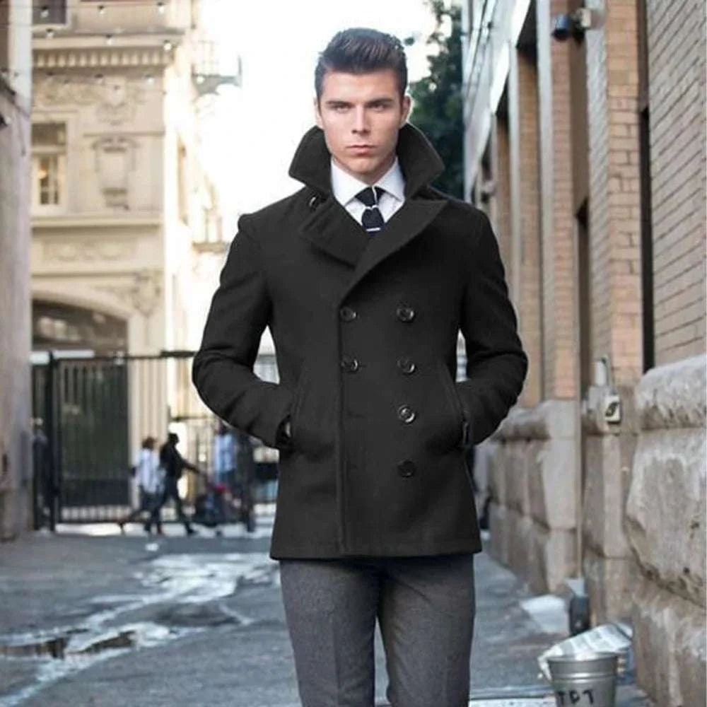 Coat, Suit Jacket Woolen, Double Breasted, Elegant Suits for Men Koala Sydney 