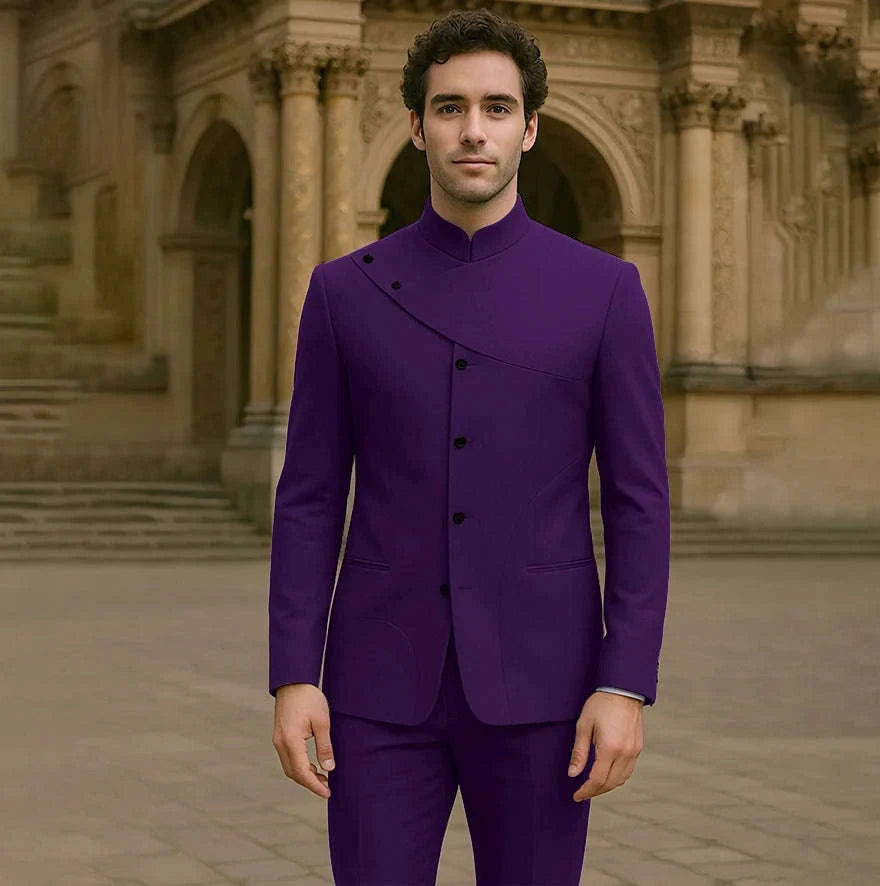 Men’s Custom High-Fashion Suit – Single-Breasted Two-Piece Set (Jacket + Pants) Koala Sydney 