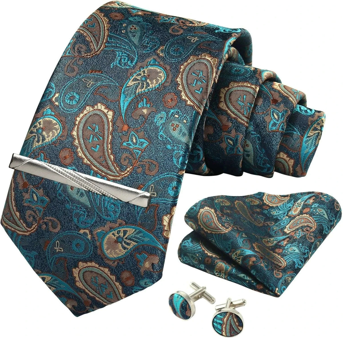 Silk Paisley Tie Gift Set