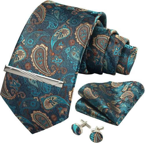 Silk Paisley Tie Gift Set