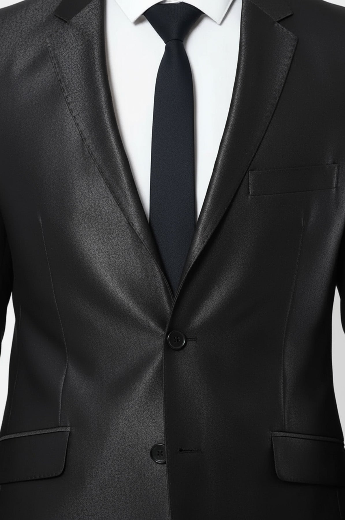 Shiny Smoked Men's Suit - Wessi
