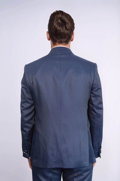 Navy Blue Modeled Tuxedo | Wessi