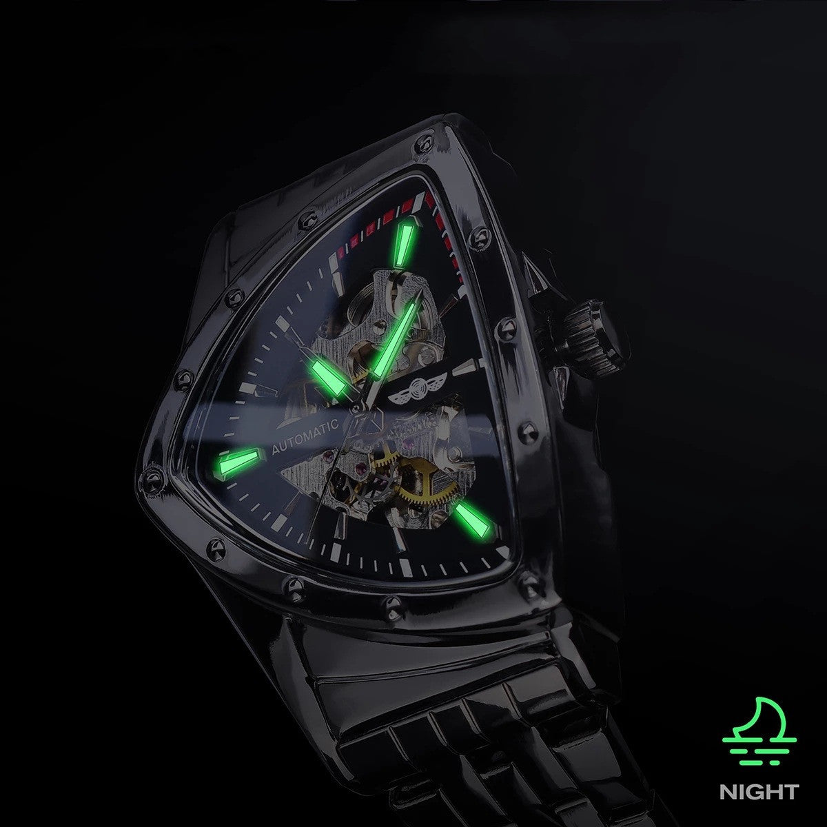 Men's Fashion Hollow Mechanical Watch