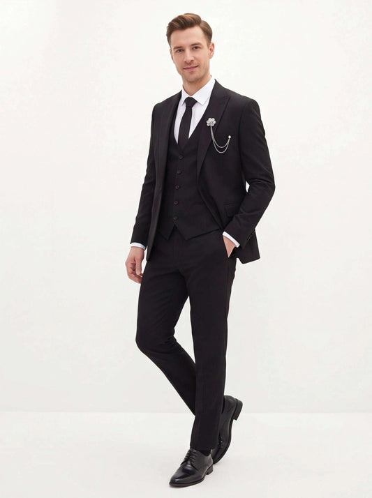 Men’s Slim-Fit Formal Suit Set – 3-Piece Koala Sydney 