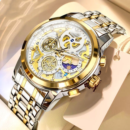 Men's Fashion Single Calendar Quartz