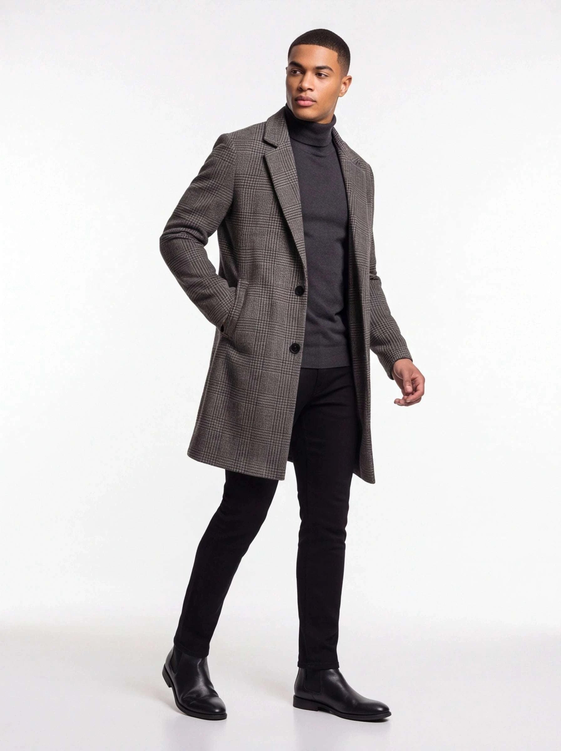 Men's Wool Coat Men 2023 Winter New Style Fashion Koala Sydney 