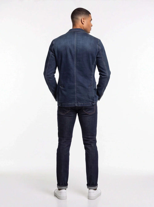 Mens Denim Blazer Men Fashion Cotton Vintage Suit Koala Sydney 