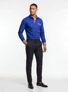 Men's Formal Slim Fit Long Sleeve Button-Up Shirt with Pocket Koala Sydney 