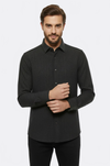 Herringbone Pattern Thick Dark Green Men Lumberjack Shirt - Wessi
