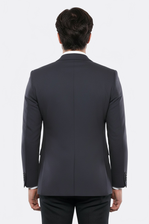 Pocket Flap Rigging Velvet Grey Jacket-Wessi