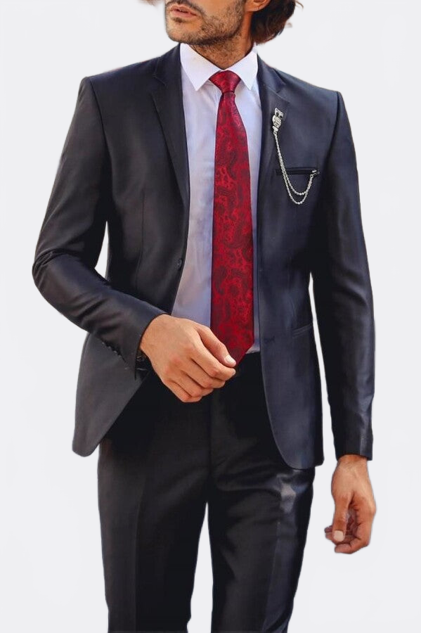 2-Piece Black Tuxedo | Wessi