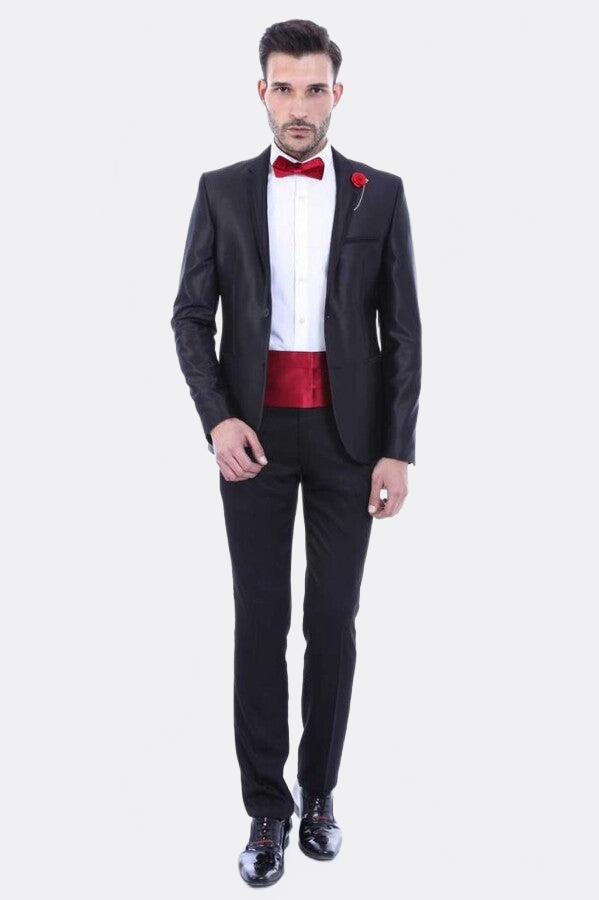 2-Piece Black Tuxedo | Wessi