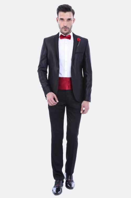 2-Piece Black Tuxedo | Wessi