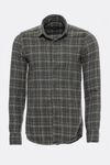 Plaid Green Men Lumberjack Shirt - Wessi