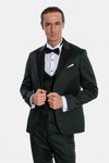 Green Modeled Lapel Tuxedo | Wessi