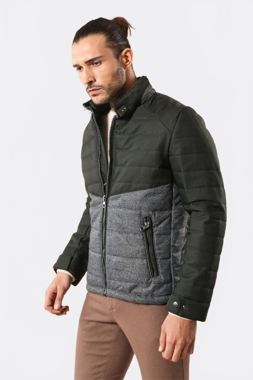 Green Down Coat - Wessi