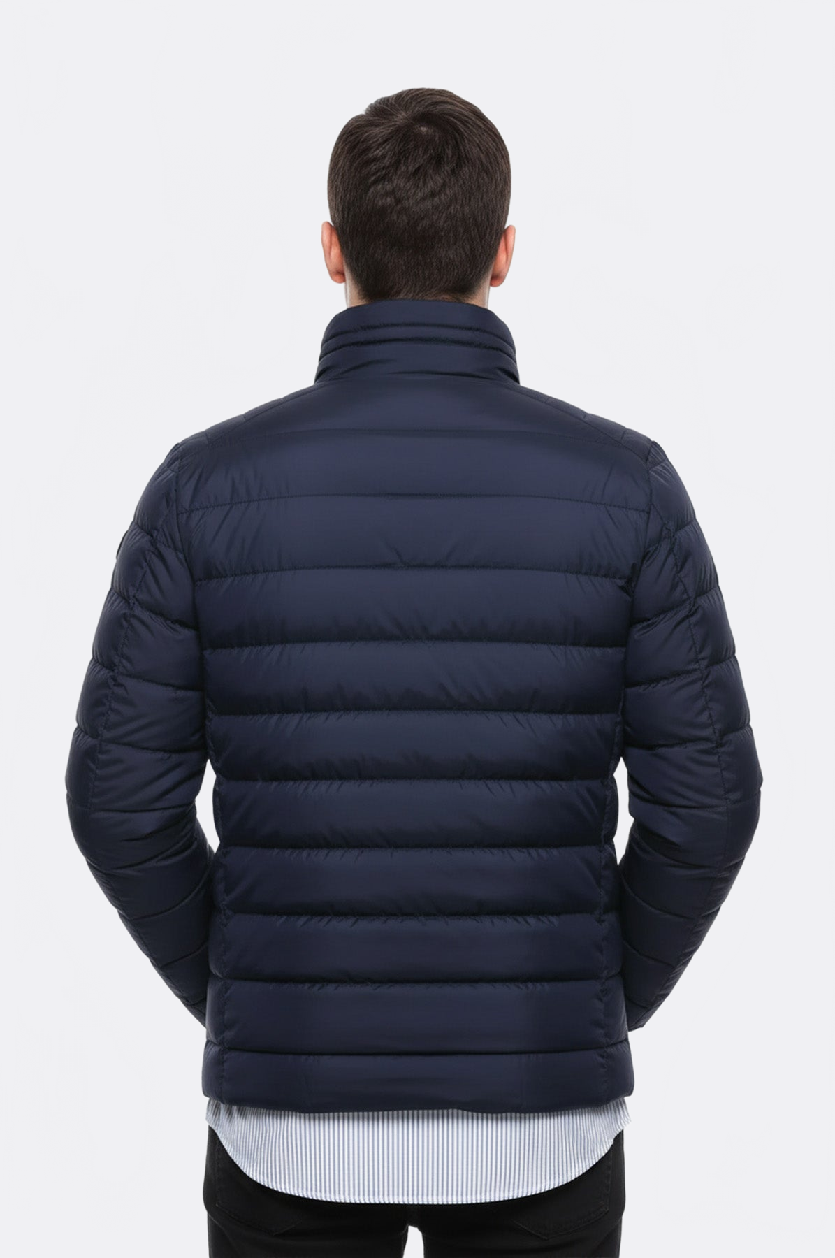 Navy Short Men Down Jacket | Wessi
