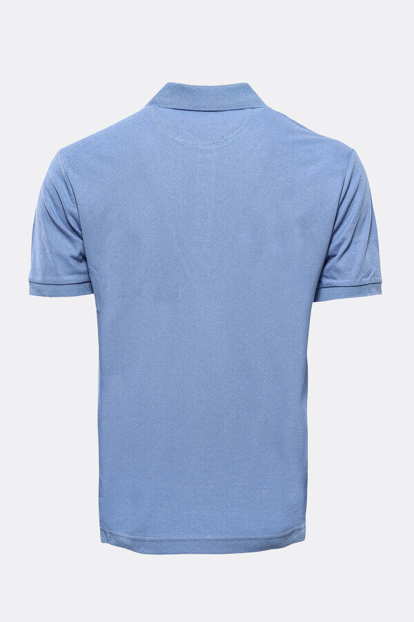 Oxford Polo Collar Blue T-shirt - Wessi