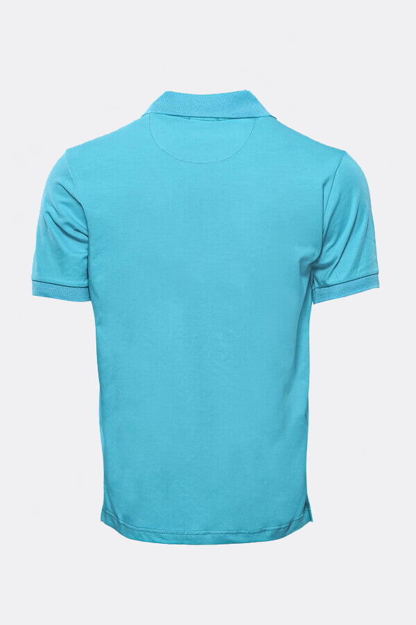 Oxford Polo Collar Blue Men T-shirt - Wessi