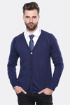 Cotton Knitwear Navy Blue - Wessi