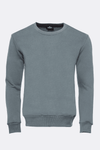 Khaki Plain Circle Neck Sweatshirt - Wessi